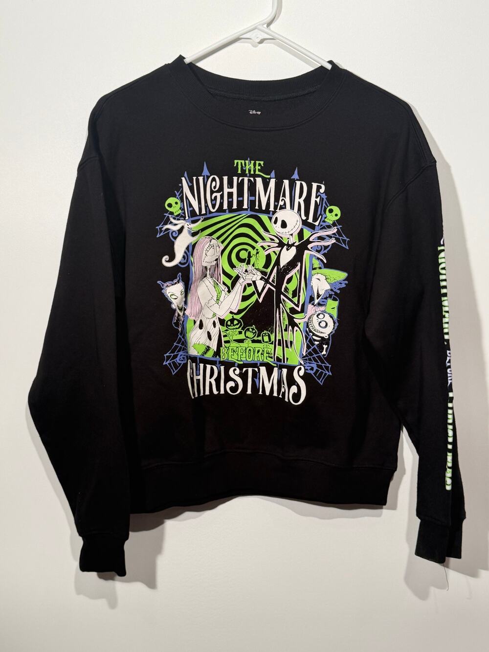 Disney Nightmare Before Christmas Women's Sweatshirt Sz Med